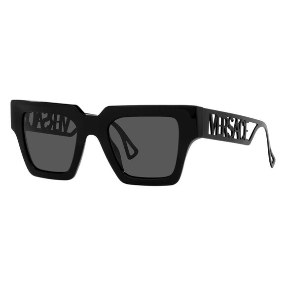 New VERSACE Black Square VE4431 5380/87 Sunglasses Women - Picture 1 of 4